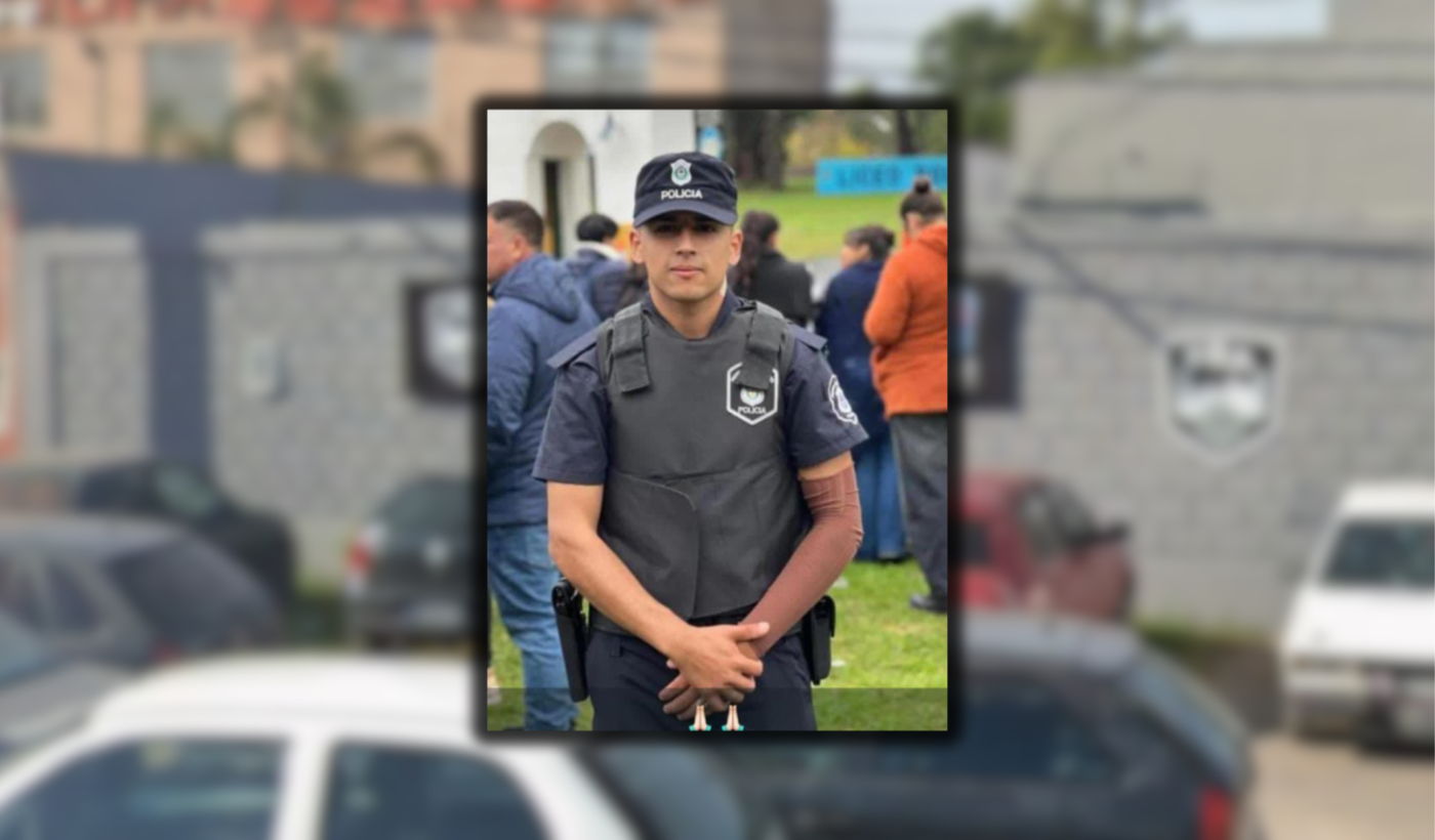 Policía baleado Lucas Ezequiel Montenegro