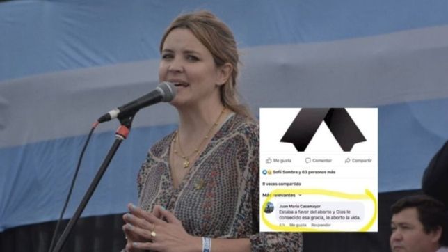 un cura celebro la muerte de una funcionaria que estaba a favor del aborto