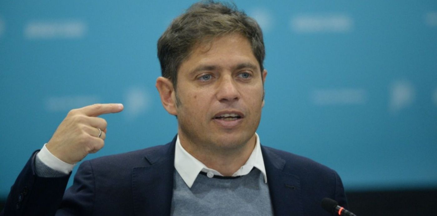 Garro e intendentes en anuncio de Kicillof