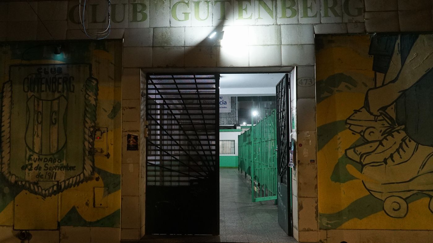 La sede de Club Gutenberg en calle 65 Nº 473