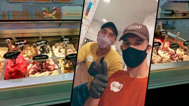 la historia detras de la ruptura, el helado y el mensaje que se viralizo en la plata