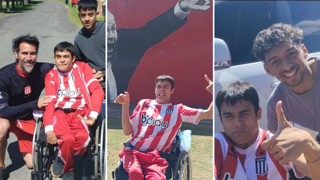el hincha de estudiantes que cumplio su sueno y conocio a sus idolos