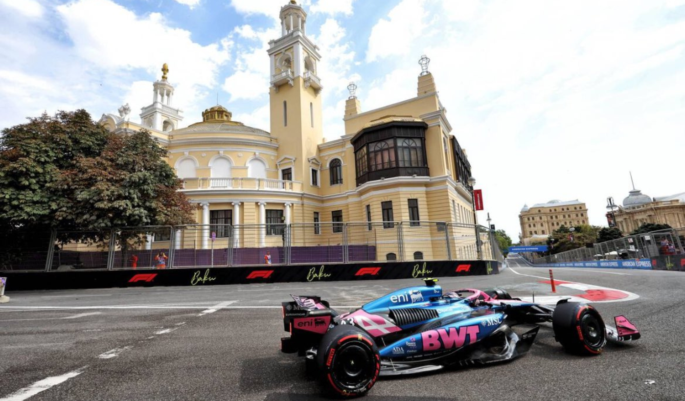 Franco Colapinto en Azerbaiyán