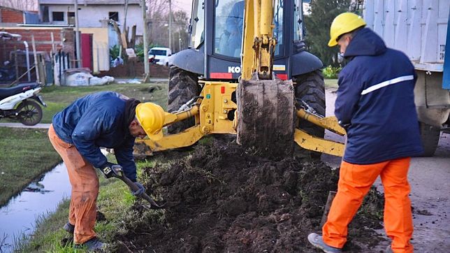 comenzaron las obras para mejorar una avenida vital para el transito en abasto