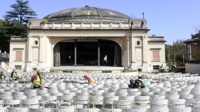 julio garro le puso fecha a la reinauguracion del teatro del lago