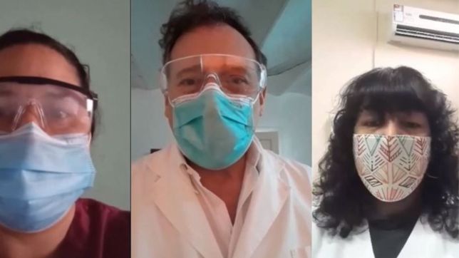 el emotivo video de los medicos de un hospital de la plata: la salud tambien se contagia