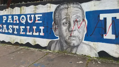 Denuncian la vandalización de murales de Gimnasia en la previa del clásico
