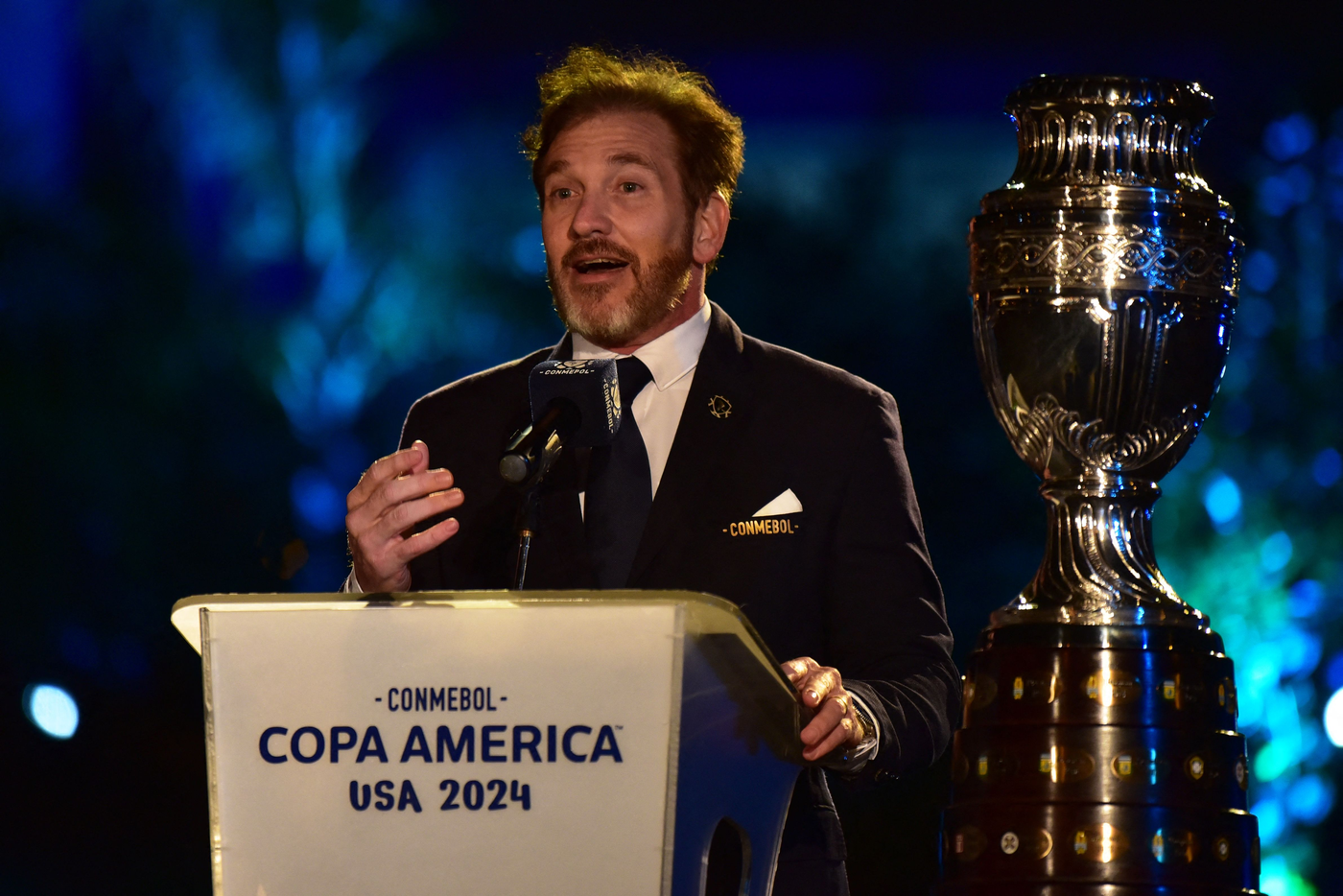 Alejandro Domínguez, Presidente de la CONMEBOL. Alejandro Domínguez, Presidente de la CONMEBOL.