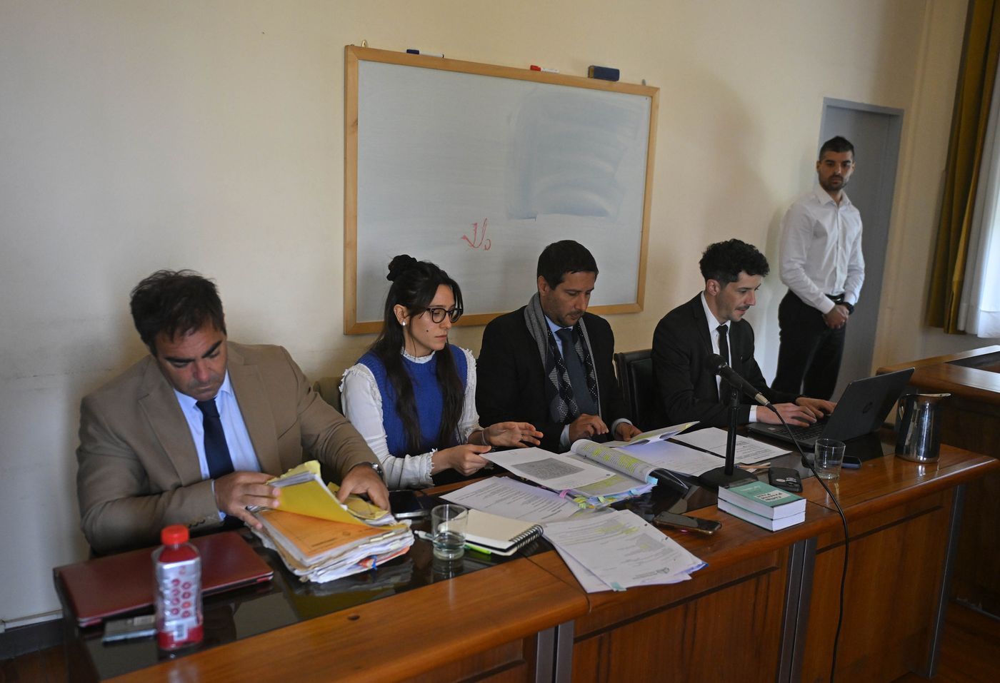 El abogado Marcelo Peña y el fiscal Lucas Domsky integran el bloque acusatorio. El abogado Marcelo Peña y el fiscal Lucas Domsky integran el bloque acusatorio.