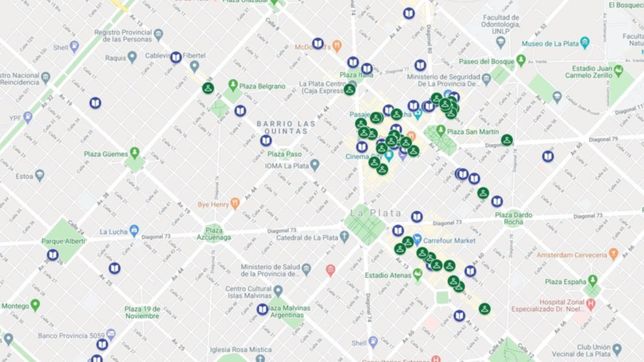 el mapa de los descuentos del banco provincia para recibir con todo la vuelta a clases en la plata