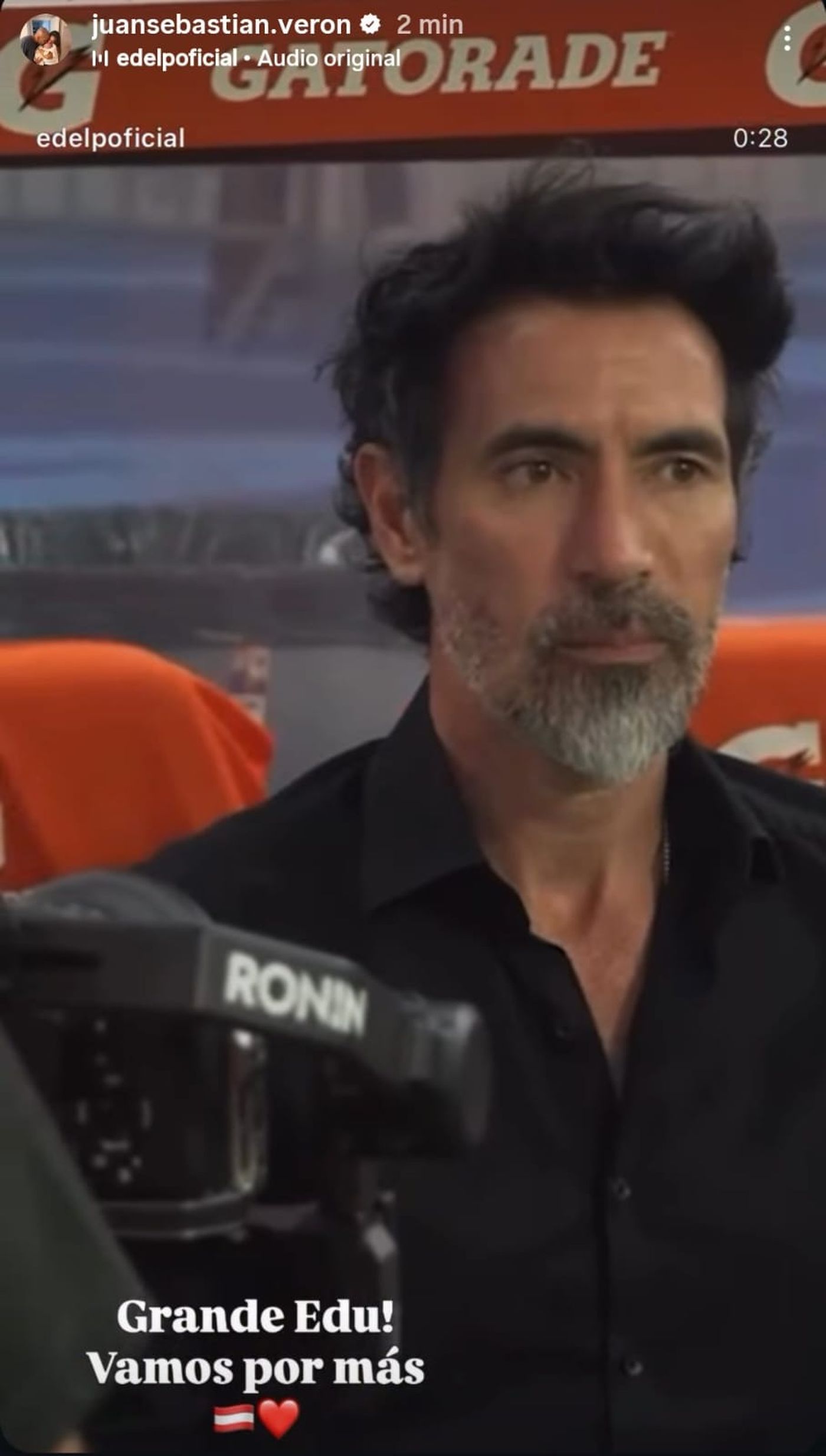 La historia de Juan Sebasti&aacute;n Ver&oacute;n en Instagram
