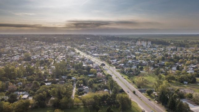 villa elisa celebra su 130 aniversario y asi se ve la localidad desde el aire