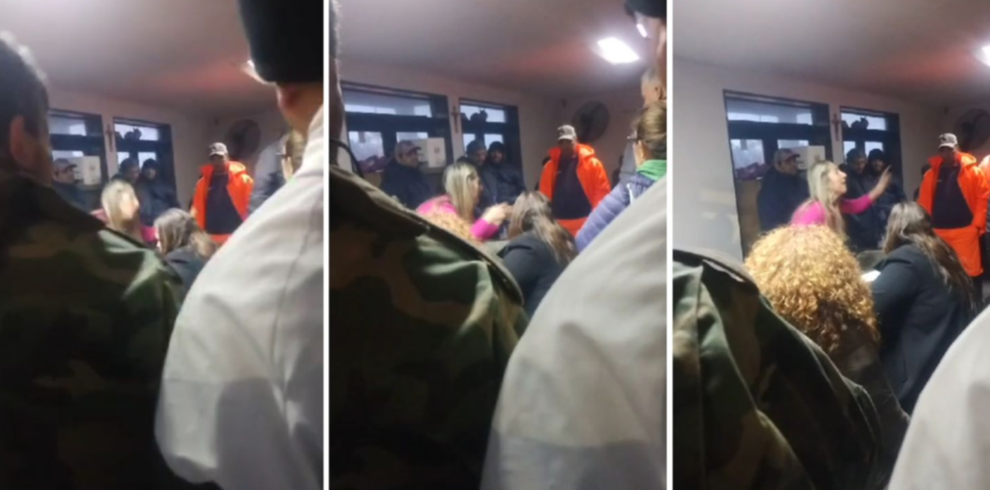 la Secretaria de Gobierno Aldana Iovanovich discute con municipales