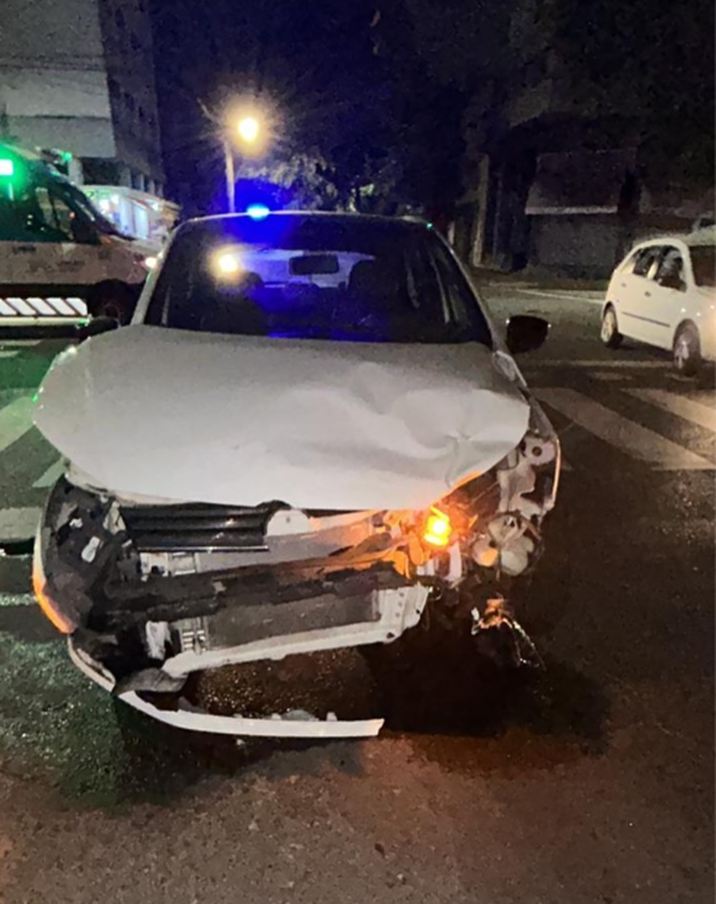 El auto que impactó contra el repartidor de La Plata fallecido El auto que impactó contra el repartidor de La Plata fallecido