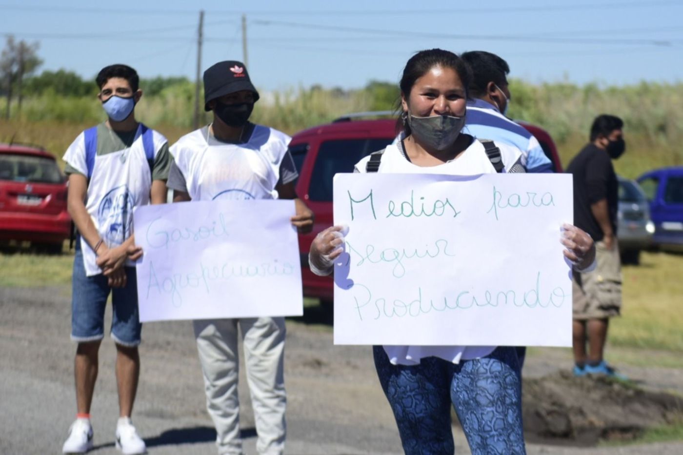 protesta de productores ASOMA