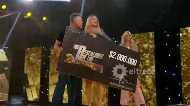 una platense e hincha de gimnasia gano los 2 millones de pesos en los 8 escalones