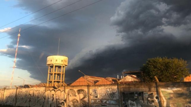 alerta por las tormentas que estan llegando a la plata