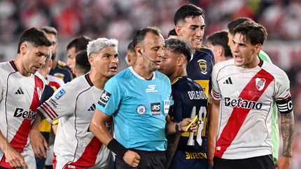Darío Herrera explicó por qué no cobró penal para River en la última jugada ante Boca