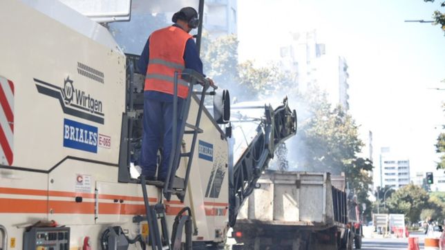 los cortes por obras en la zona de plaza san martin duraran hasta el martes que viene