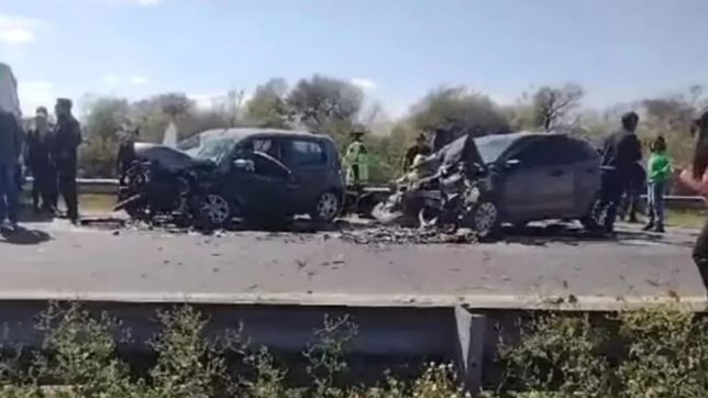 muere una nena de 7 anos en un tragico choque frontal