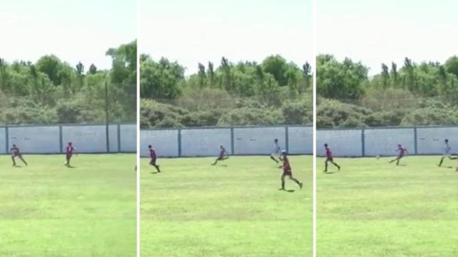 video: el golazo del hijo de calderon que ilusiona a los fanaticos y exploto en las redes
