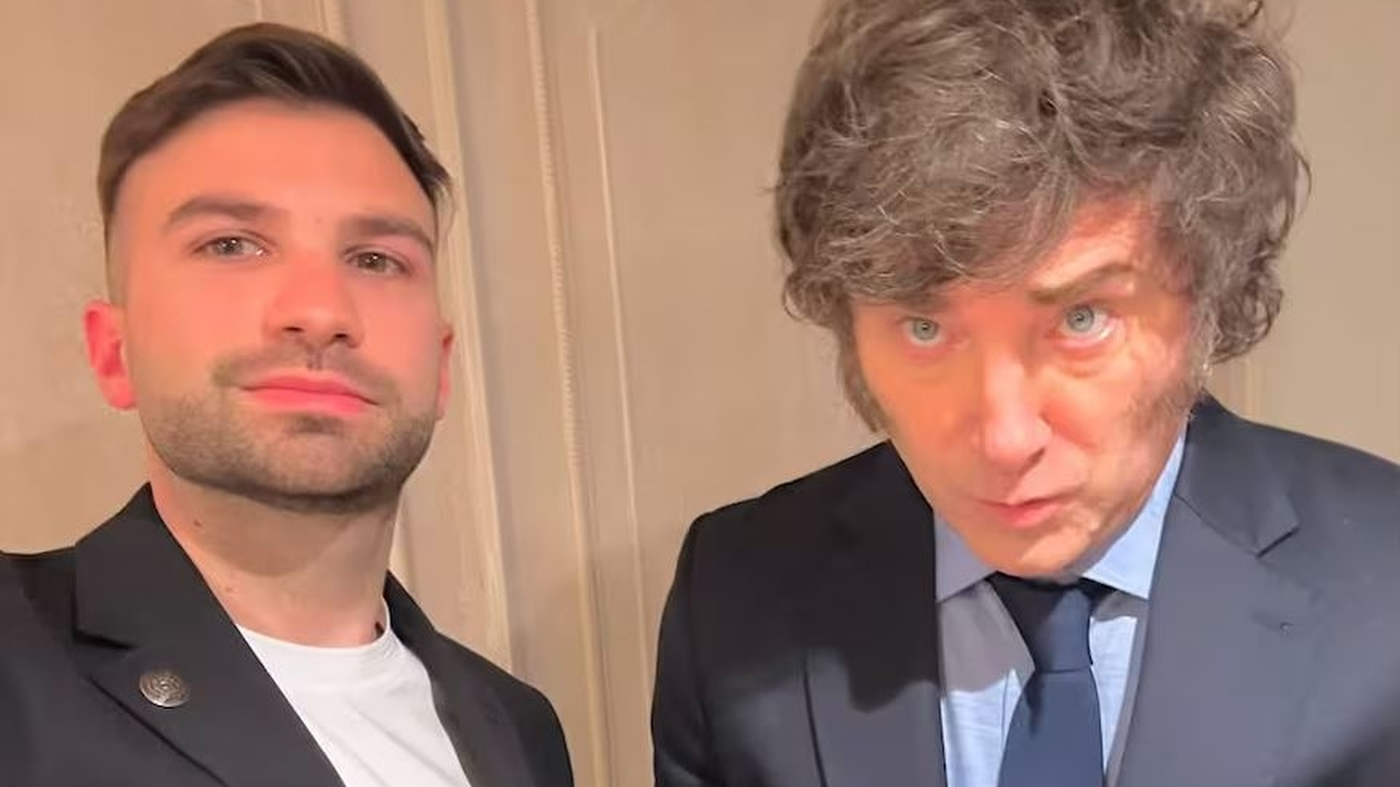 Mauricio Novelli, uno de los organizadores investigados en el caso $LIBRA, junto a Javier Milei