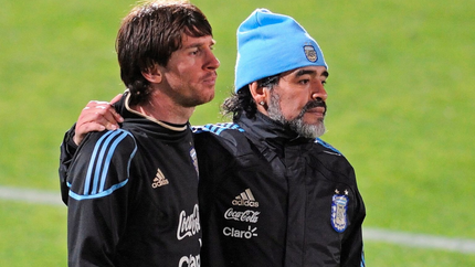 Messi habló de su amor por Maradona y de sus ganas de jugar el último Mundial con la Selección