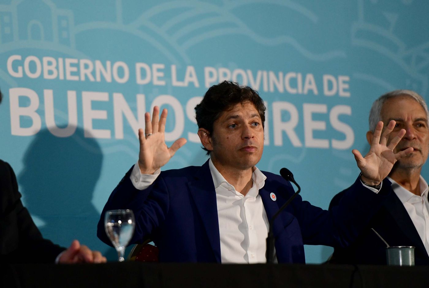 El gobernador Axel Kicillof