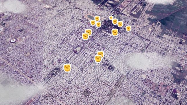 el mapa interactivo de los talleres del encuentro feminista: ¿donde va a estar cada uno?