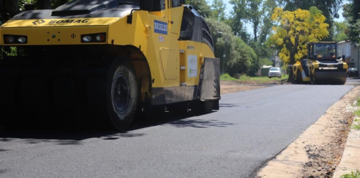 Obras de pavimentación La Plata 121 entre 62 y 64