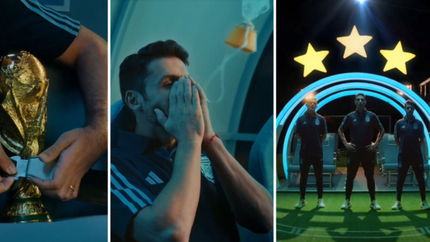 Scaloni, Aimar, Ayala y Samuel grabaron un desopilante video para Aerolíneas Argentinas