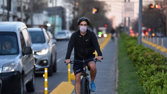 finalizo la obra de la nueva ciclovia de diagonal 73: circuitos, carteleria y rampas
