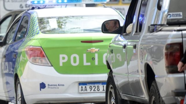 cinematografica persecucion de dos ladrones que manejaban una moto robada