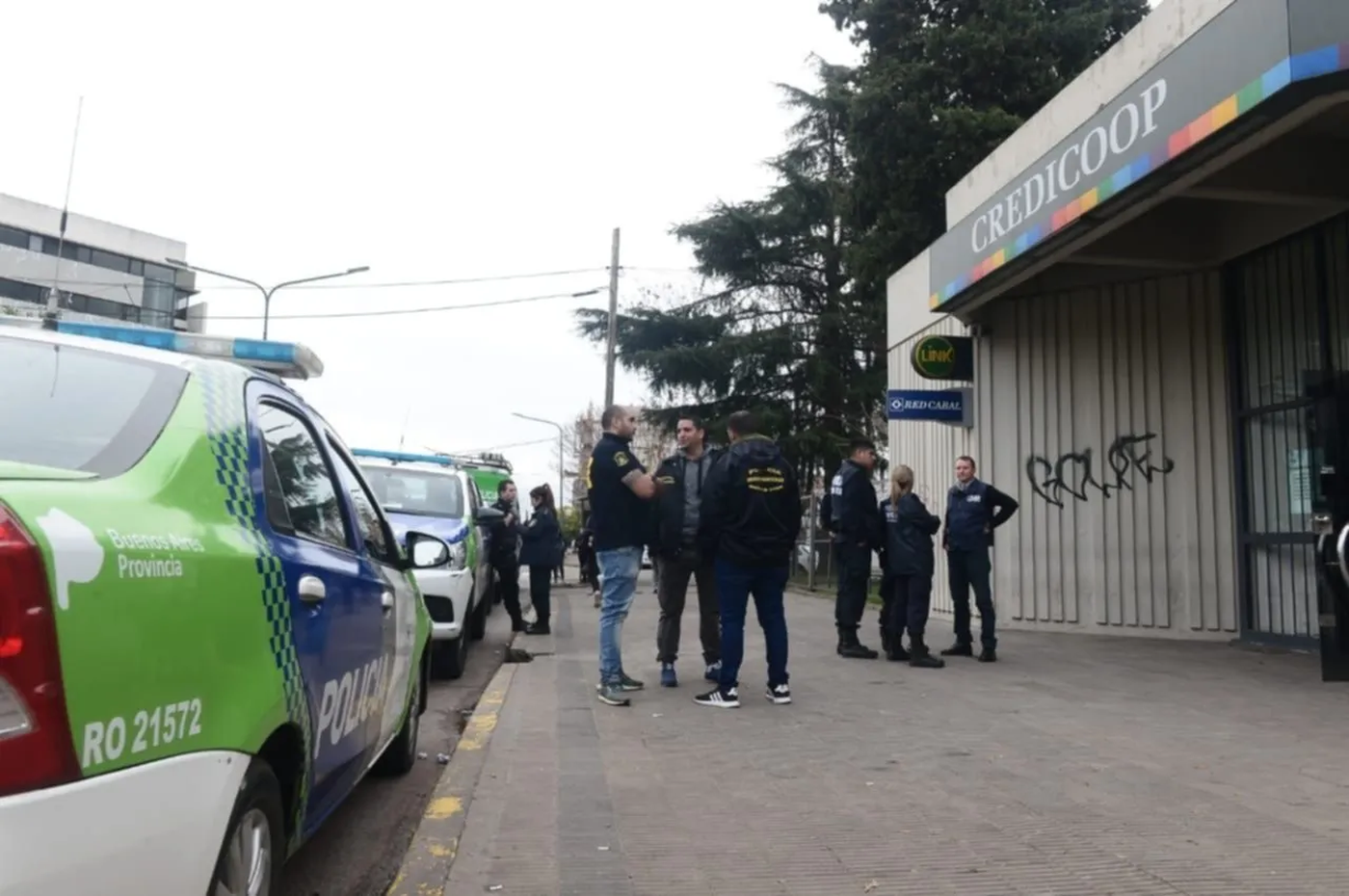 En mayo de 2019, una banda de delincuentes ya había dado un golpe comando en la misma sede del Banco Credicoop.