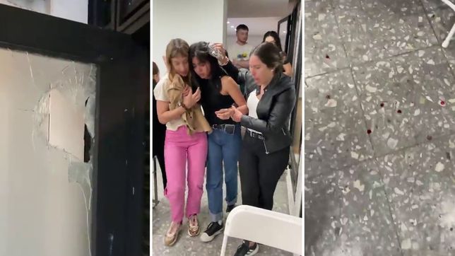 asi atacaron un local de julio alak en el centro de la plata durante el debate presidencial