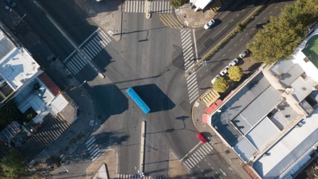 la plata en cuarentena total: asi se ve la ciudad desde #eldronede0221