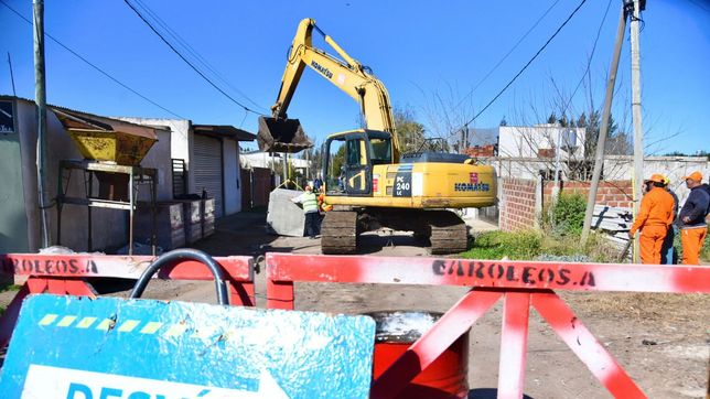 arranca una obra hidraulica clave para evitar inundaciones en el sur de la plata