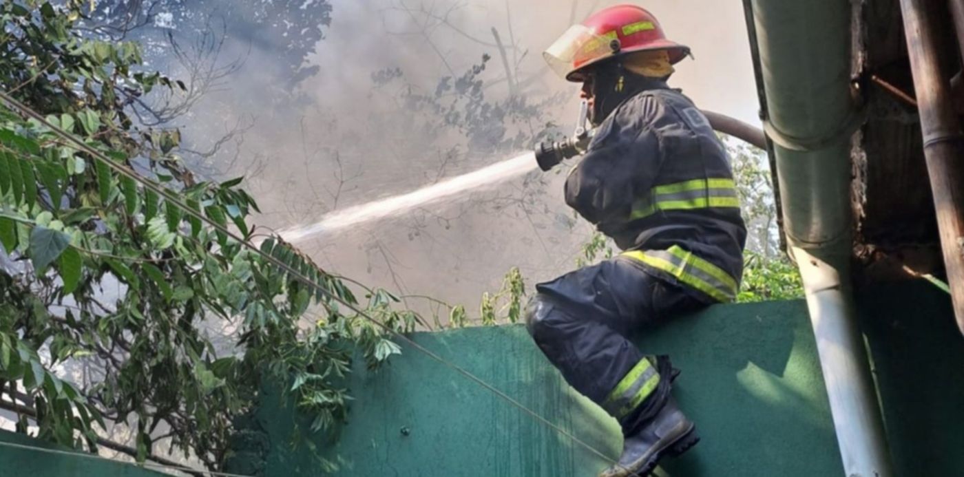 Incendio en Los Hornos