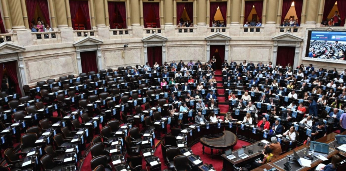 Sesión en diputados