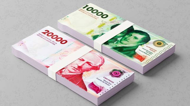 el banco central le puso fecha a la circulacion de los billetes de $20.000