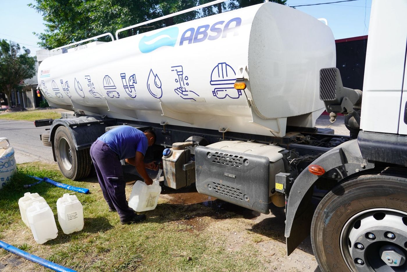 Repartición de agua en San Carlos y Romero (2)