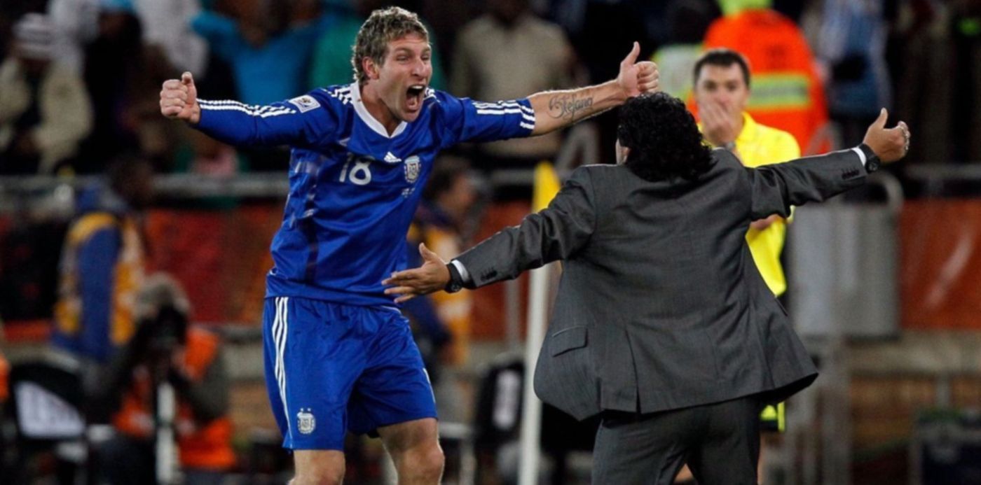 Martín Palermo Diego Maradona