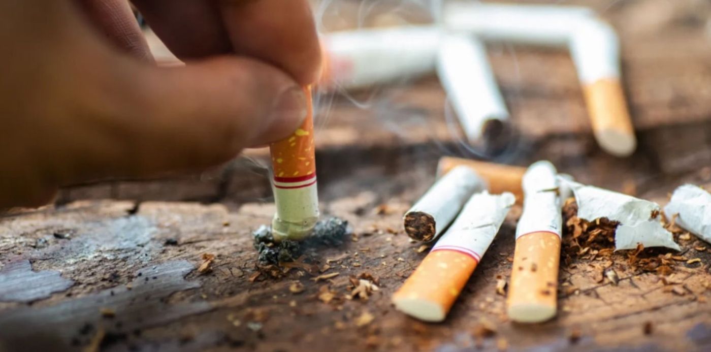 Colillas cigarrillos