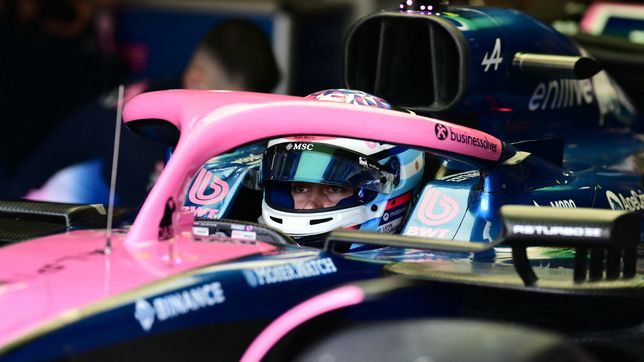 el enojo de franco colapinto por la demora del equipo de alpine en boxes