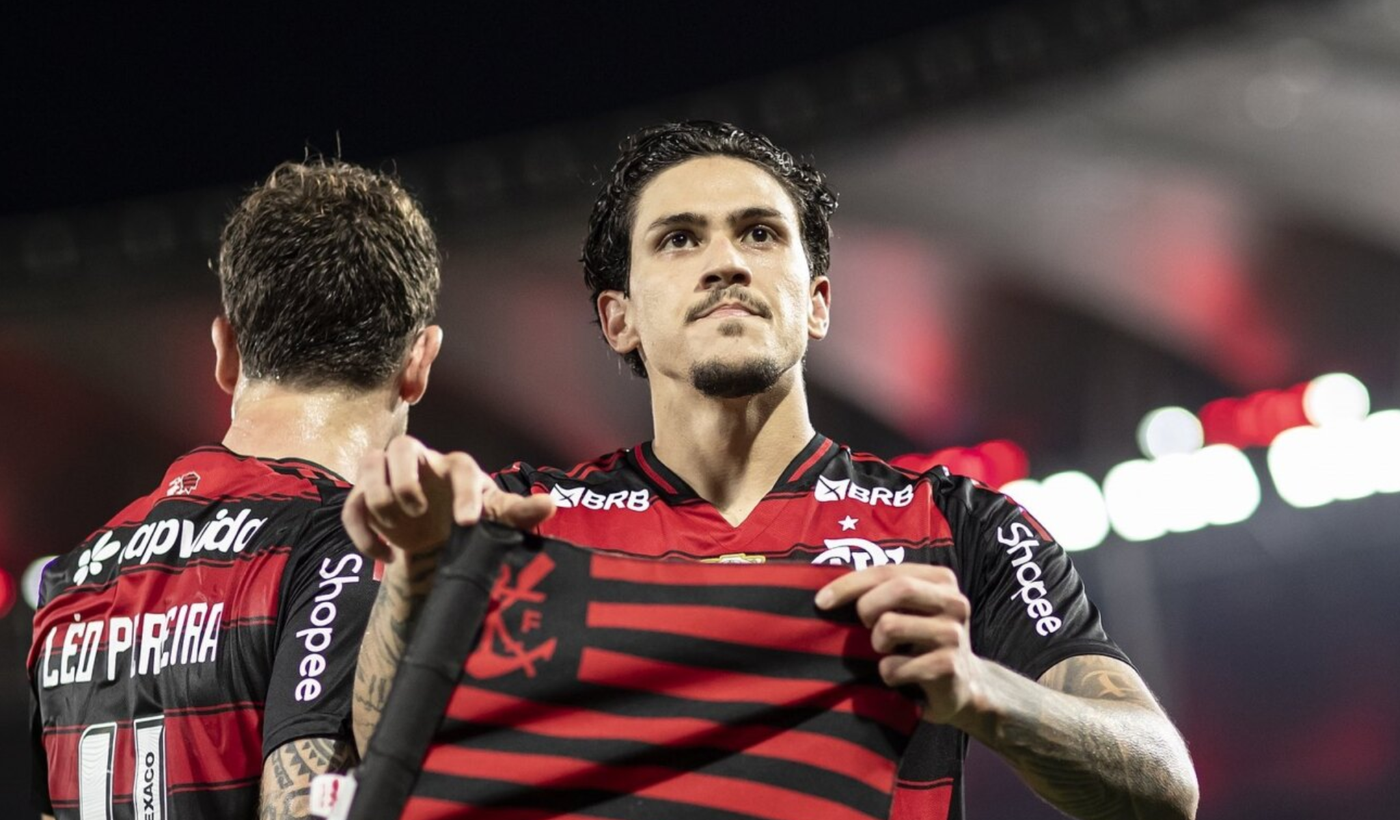 Flamengo Pedro festejo