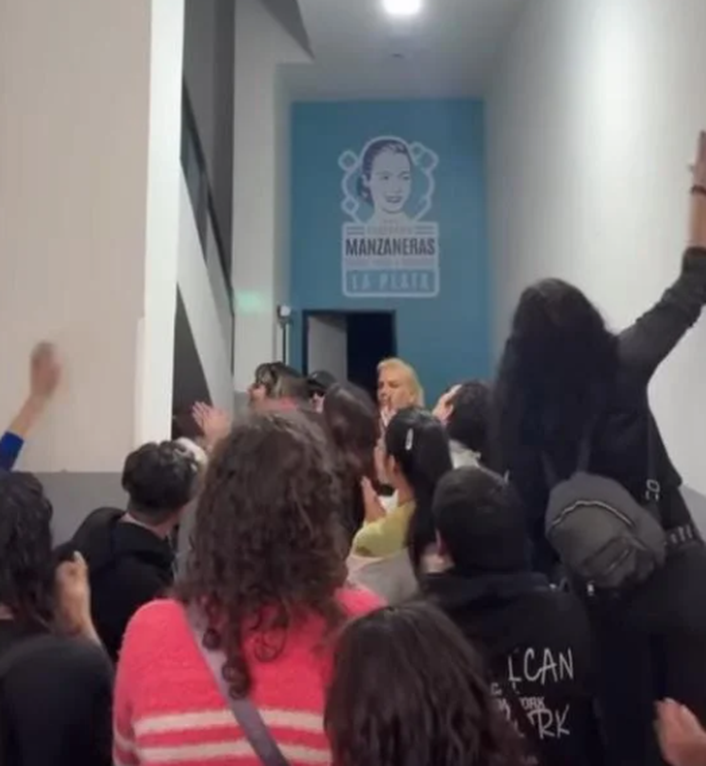 La protesta en la Secretar&iacute;a de Desarrollo Social desde adentro