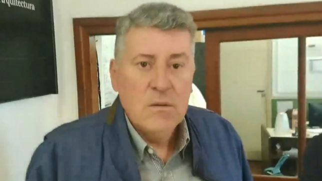 el video del cruce entre el cura lorenzo y la familiar de una victima de abuso