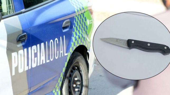 pelea de hermanos: lo ataco con un cuchillo de pescador y estuvo a punto de asesinarlo