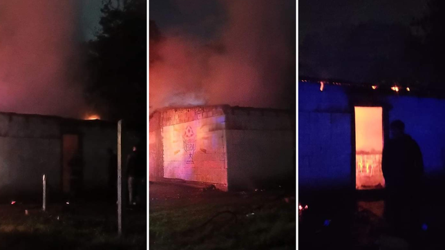 prendieron fuego un club de futbol en la plata y piden ayuda para retomar las actividades