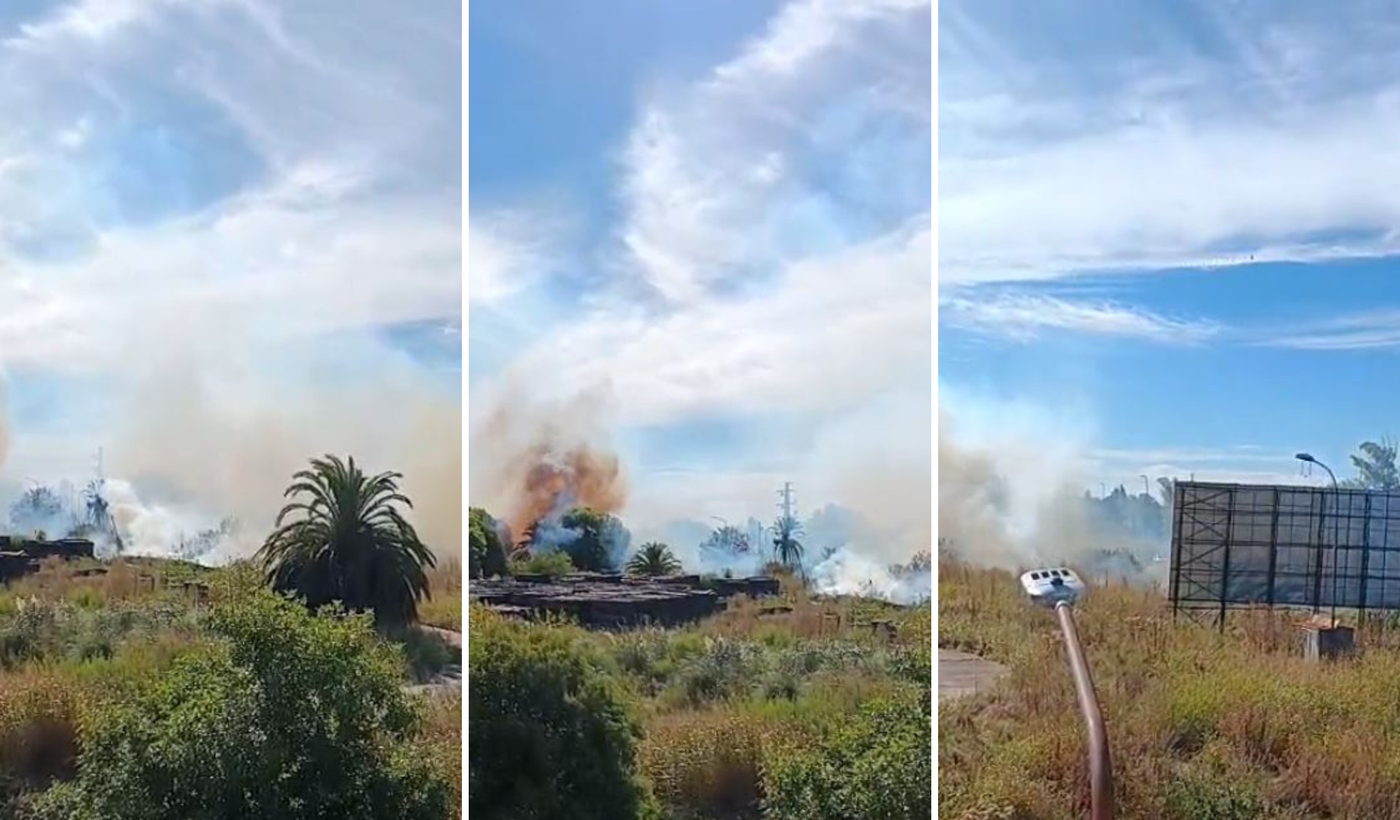 incendio galpones los hornos